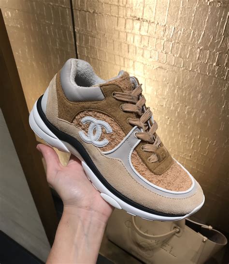 chanel trainers 2019|Chanel trainers beige.